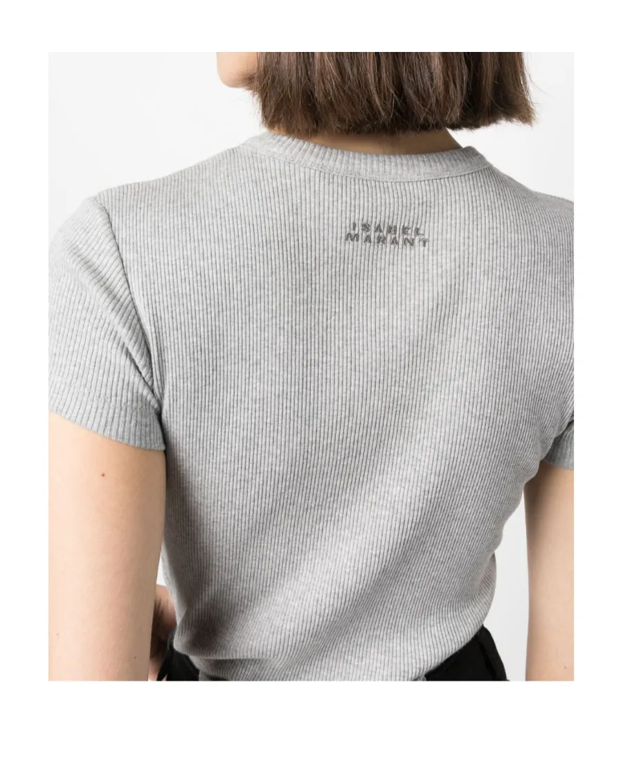Isabel Marant Slim Fit Fine Ribbed Top