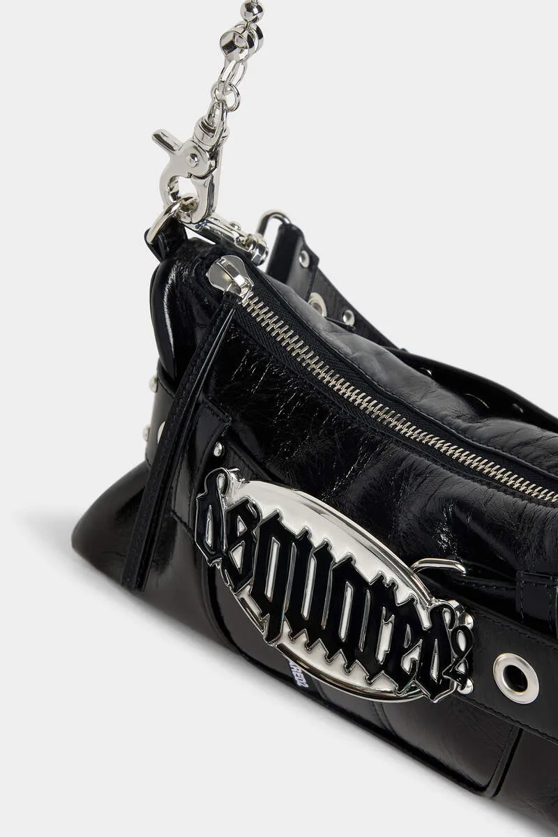 Dsquared2 Gothic Logo Plaque Shoulder Bag