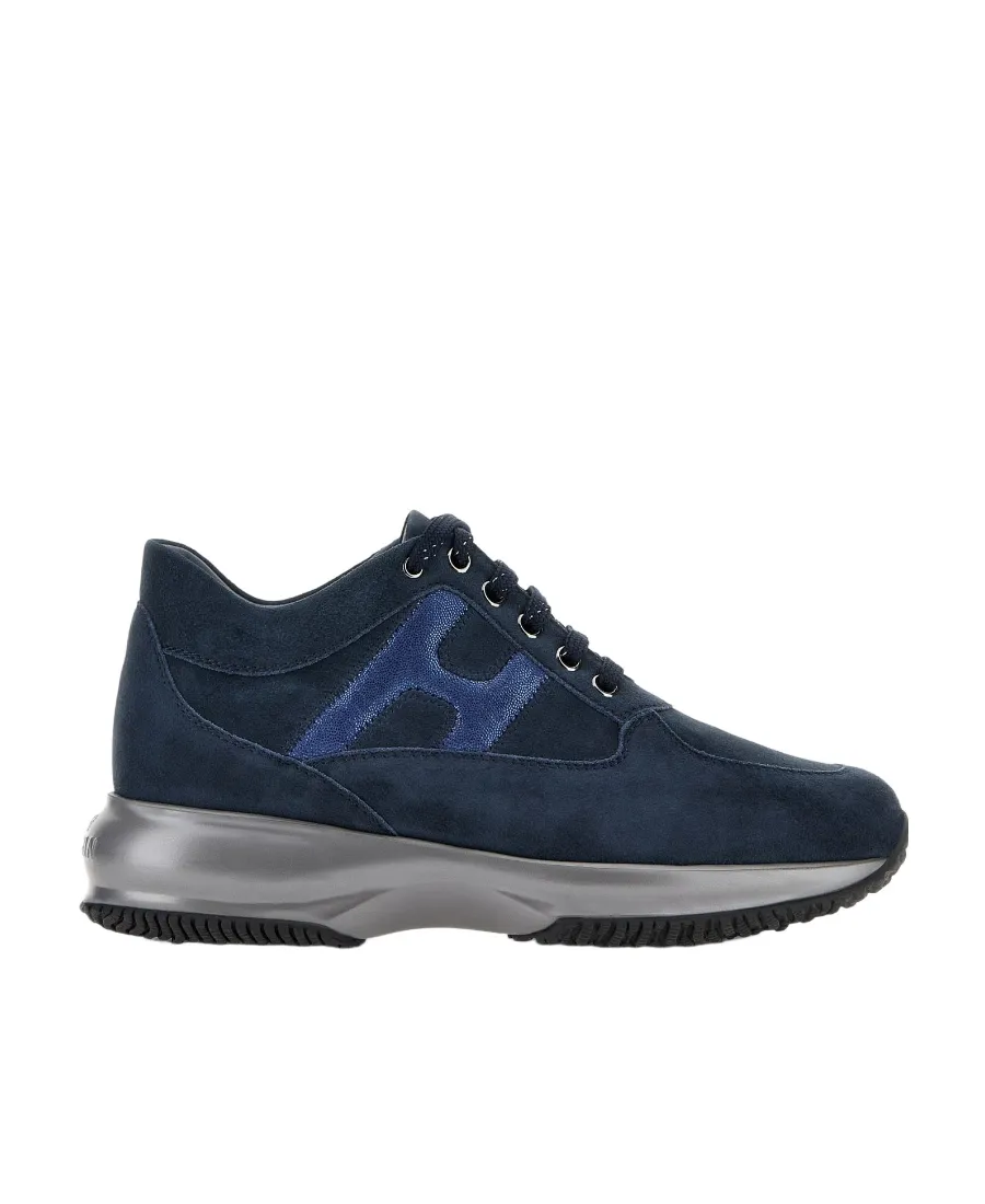 Interactive Low-Top Suede Sneakers