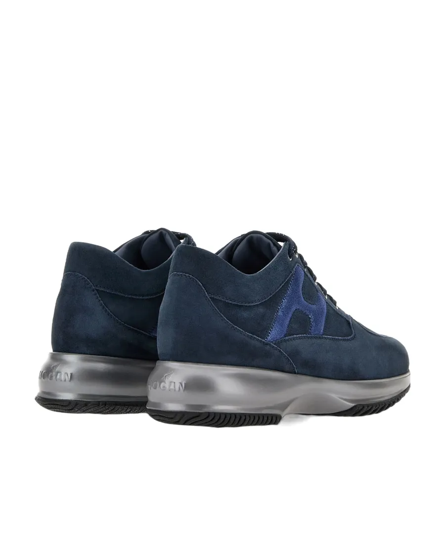 Interactive Low-Top Suede Sneakers