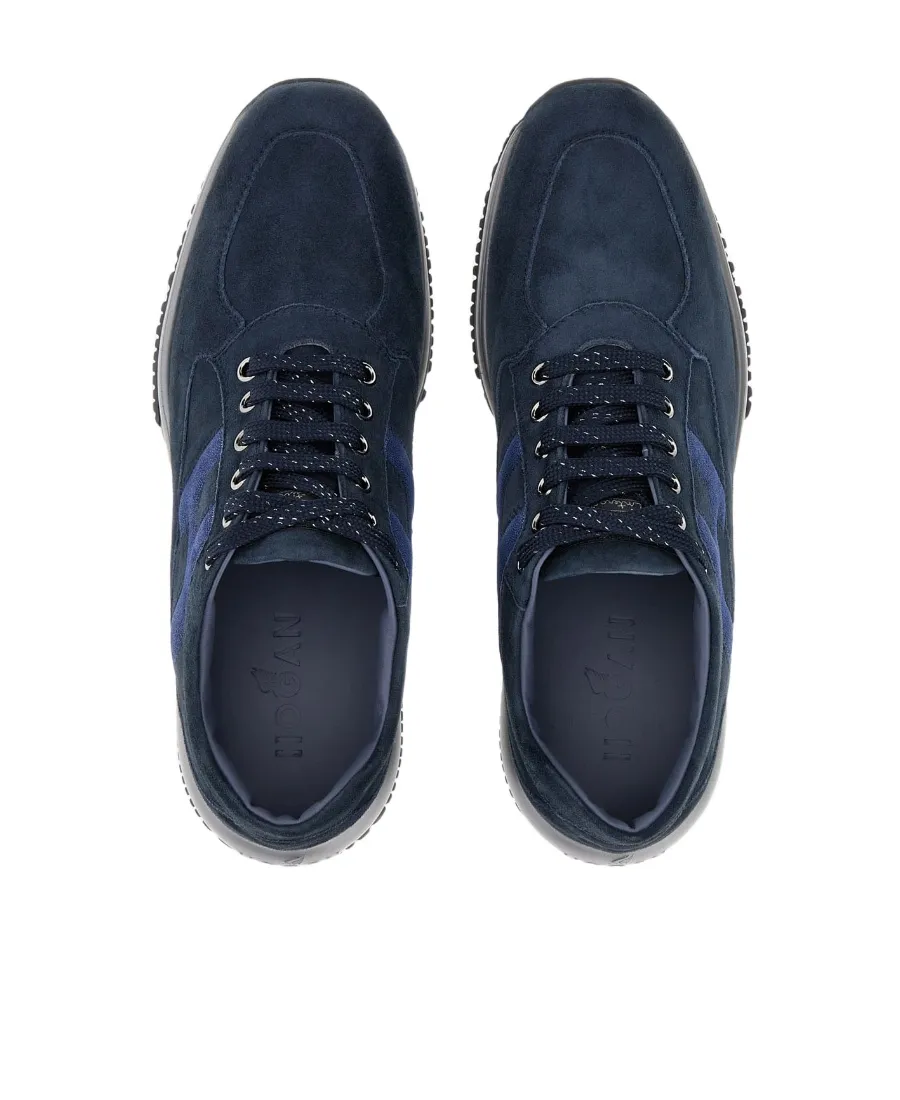 Interactive Low-Top Suede Sneakers
