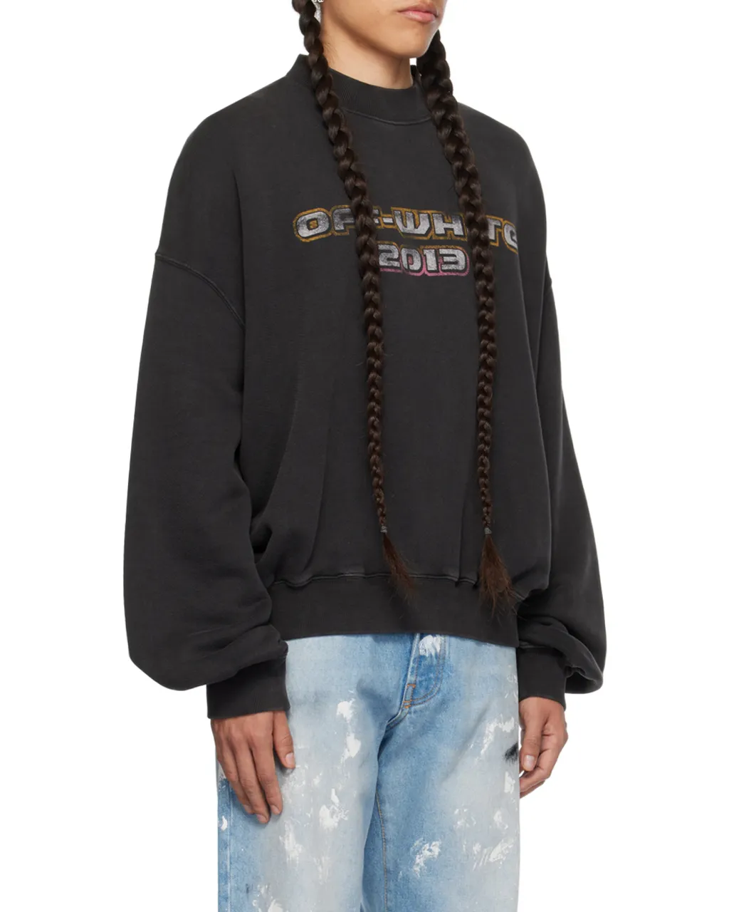 Off-White Logo Printed Crewneck Sweatshirt