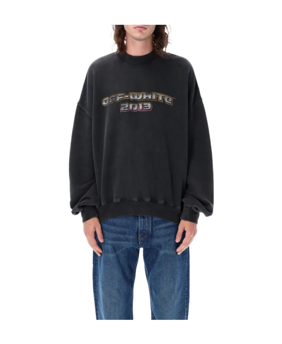 Off-White Logo Printed Crewneck Sweatshirt
