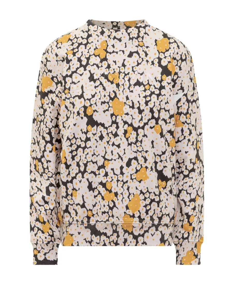 Lanvin Daisy Printed Crewneck Sweatshirt