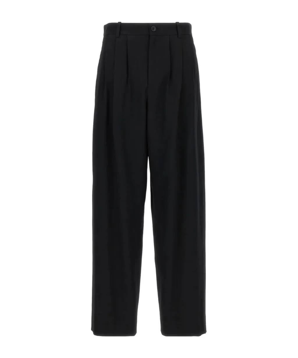 The Row Straight-Leg Pleat-Detailed Pants