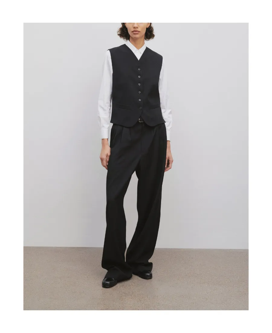 The Row Straight-Leg Pleat-Detailed Pants