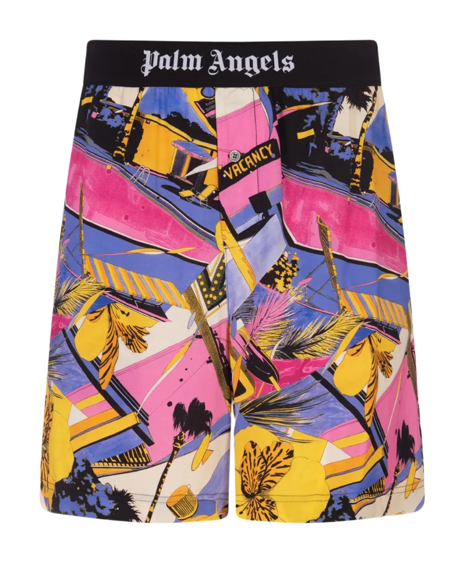 Palm Angels Miami Mix Easy Shorts