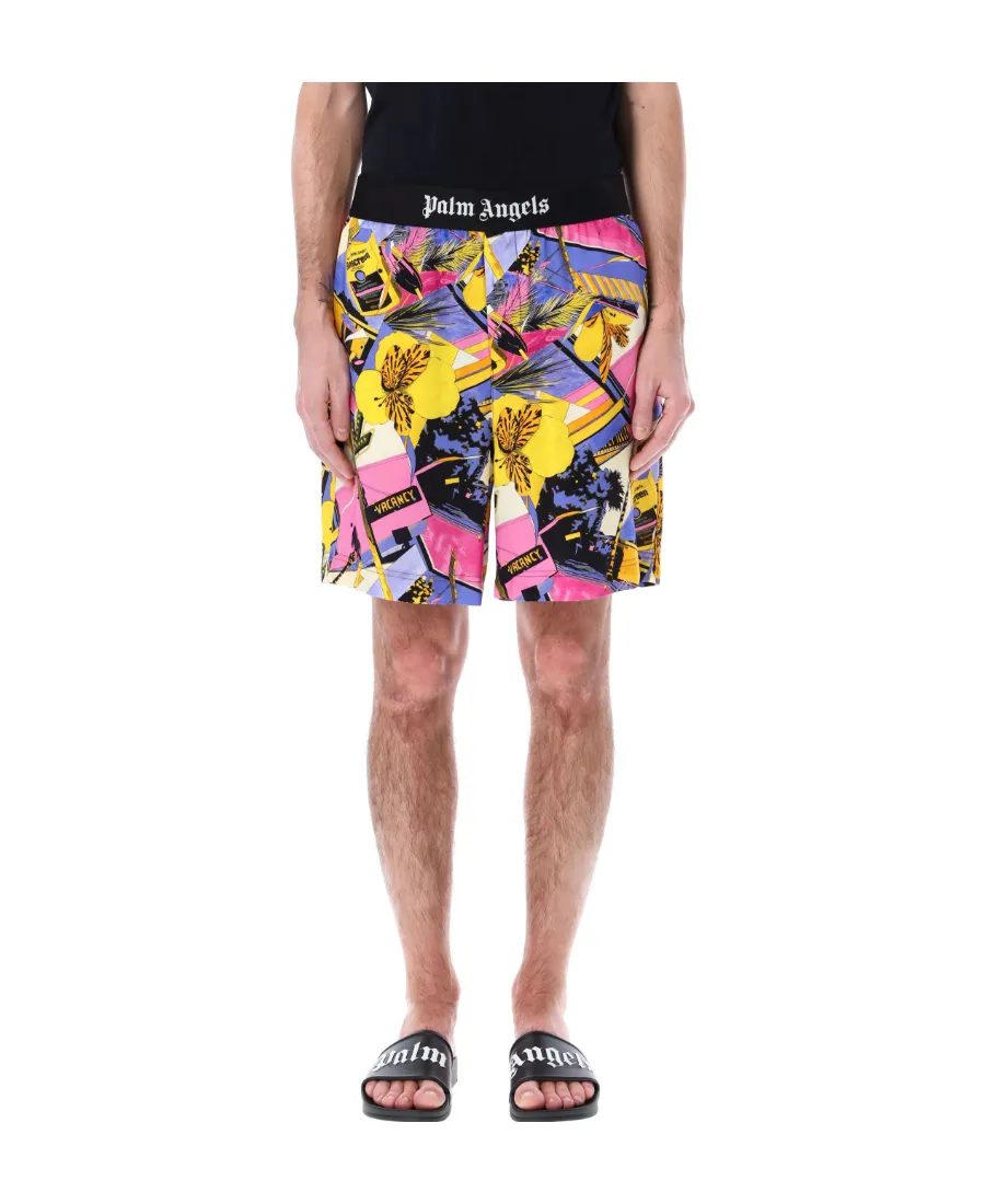 Palm Angels Miami Mix Easy Shorts