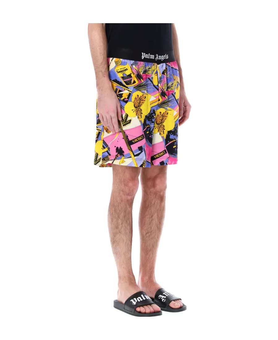 Palm Angels Miami Mix Easy Shorts