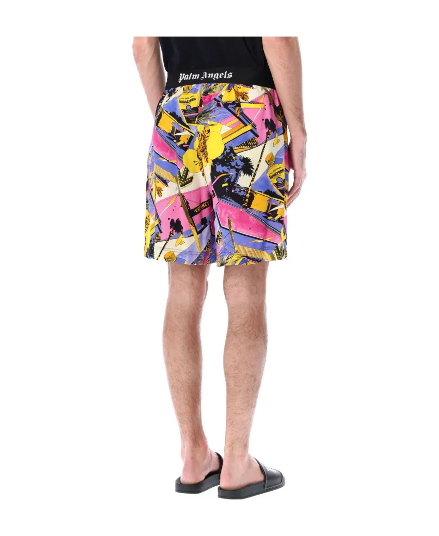 Palm Angels Miami Mix Easy Shorts