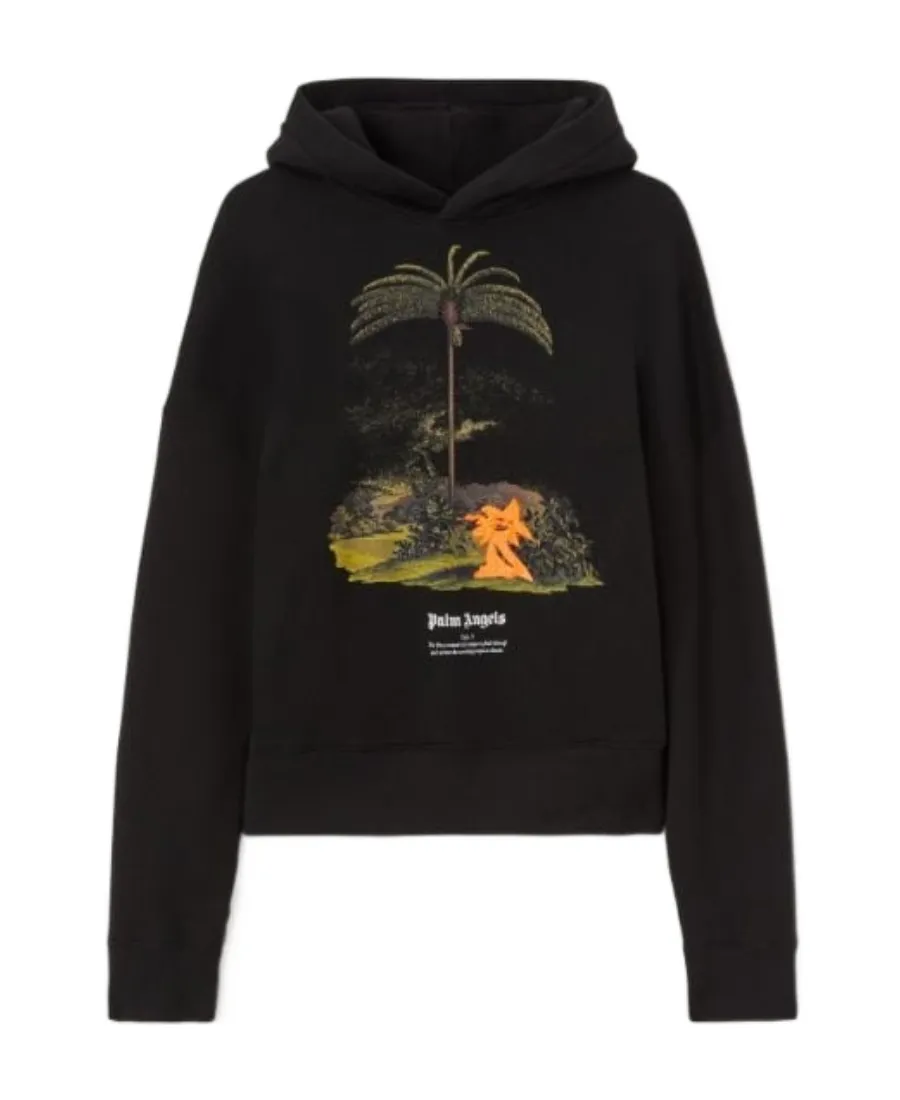 Palm Angels Enzo From The Tropics Long Sleeved Hoodie