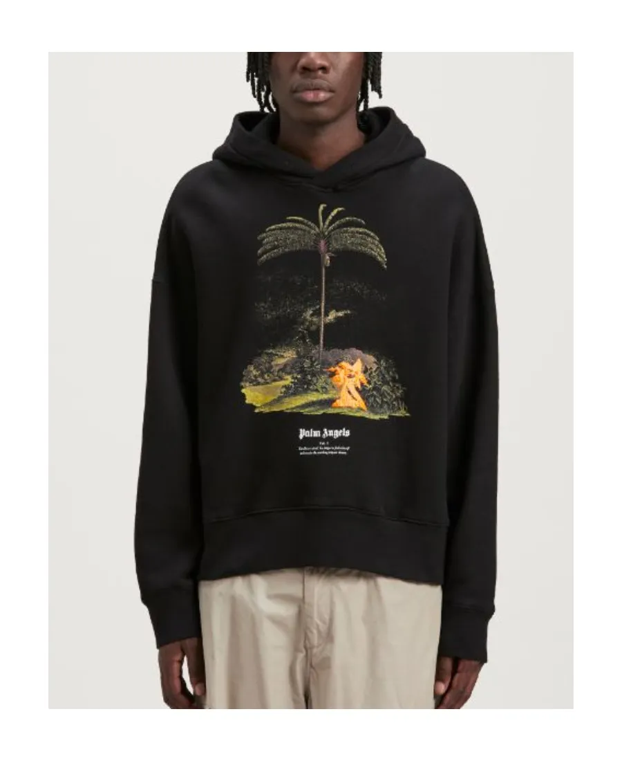 Palm Angels Enzo From The Tropics Long Sleeved Hoodie
