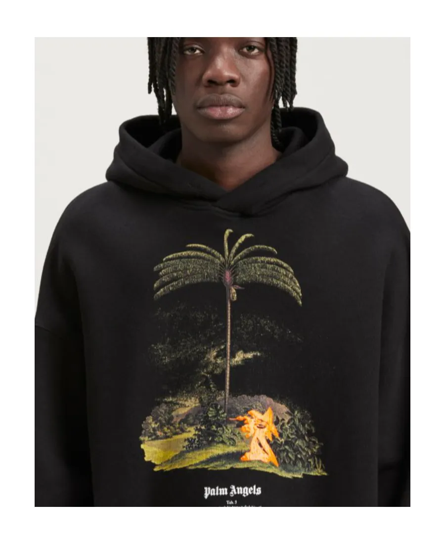Palm Angels Enzo From The Tropics Long Sleeved Hoodie