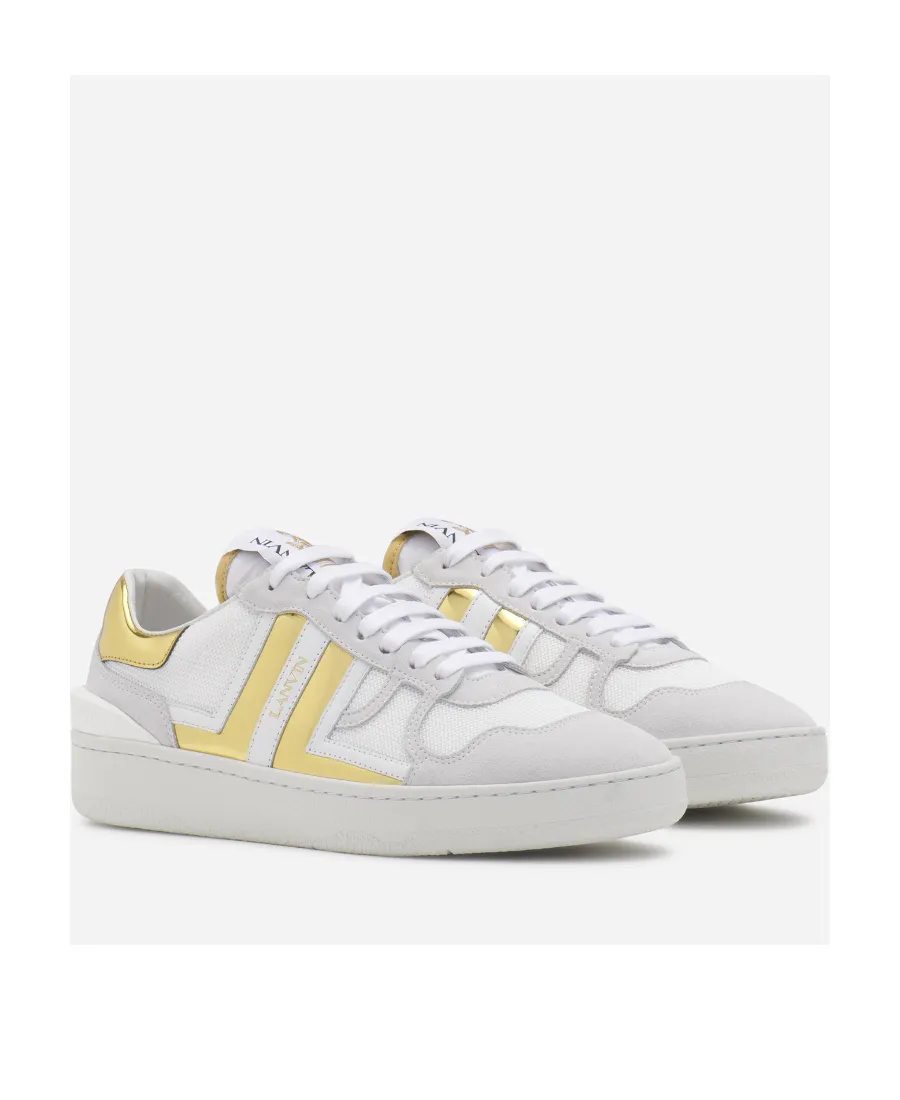 Lanvin Panelled Lace-Up Sneakers