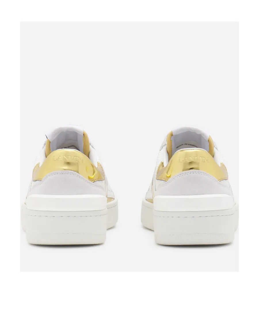 Lanvin Panelled Lace-Up Sneakers