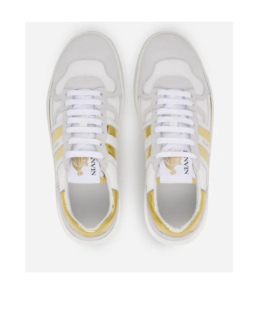 Lanvin Panelled Lace-Up Sneakers
