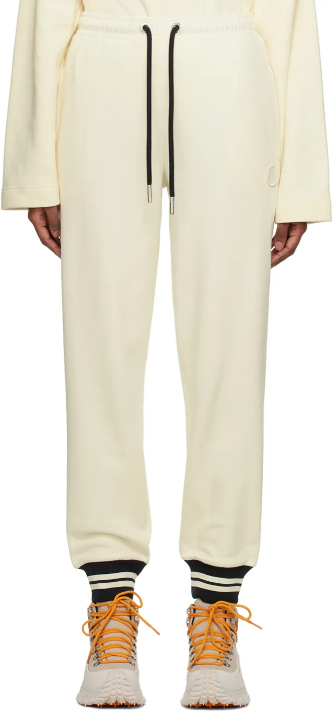 Moncler Logo Patch Detail Drawstring Sweatpants