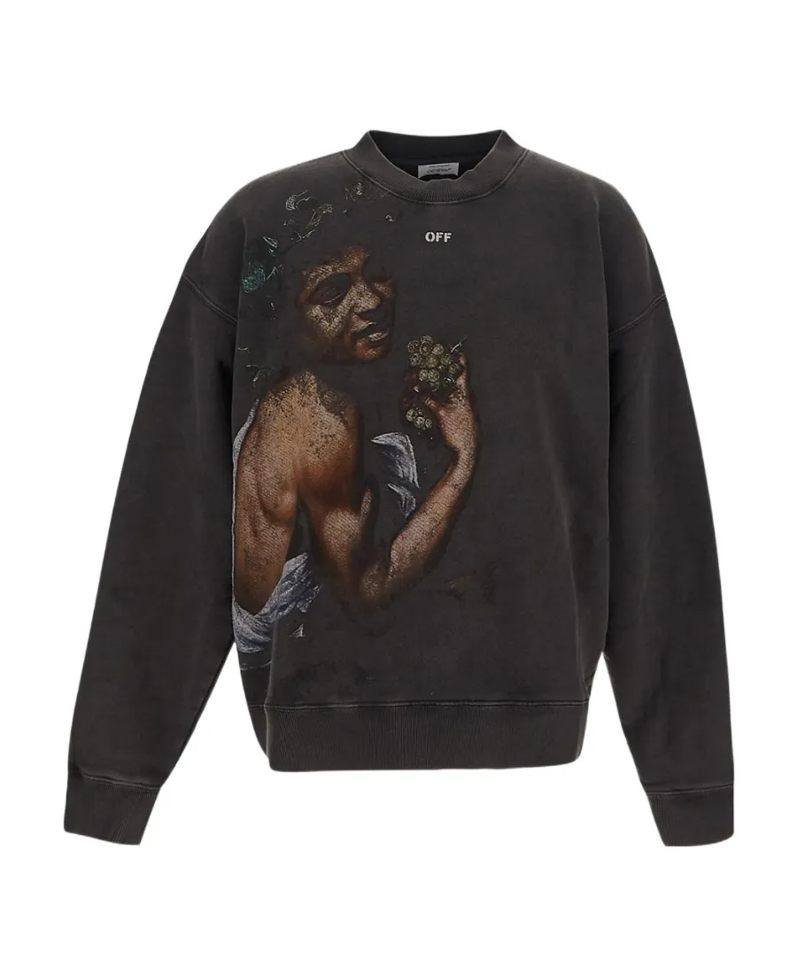 Off-White Bacchus Crewneck Long-Sleeved Sweatshirt