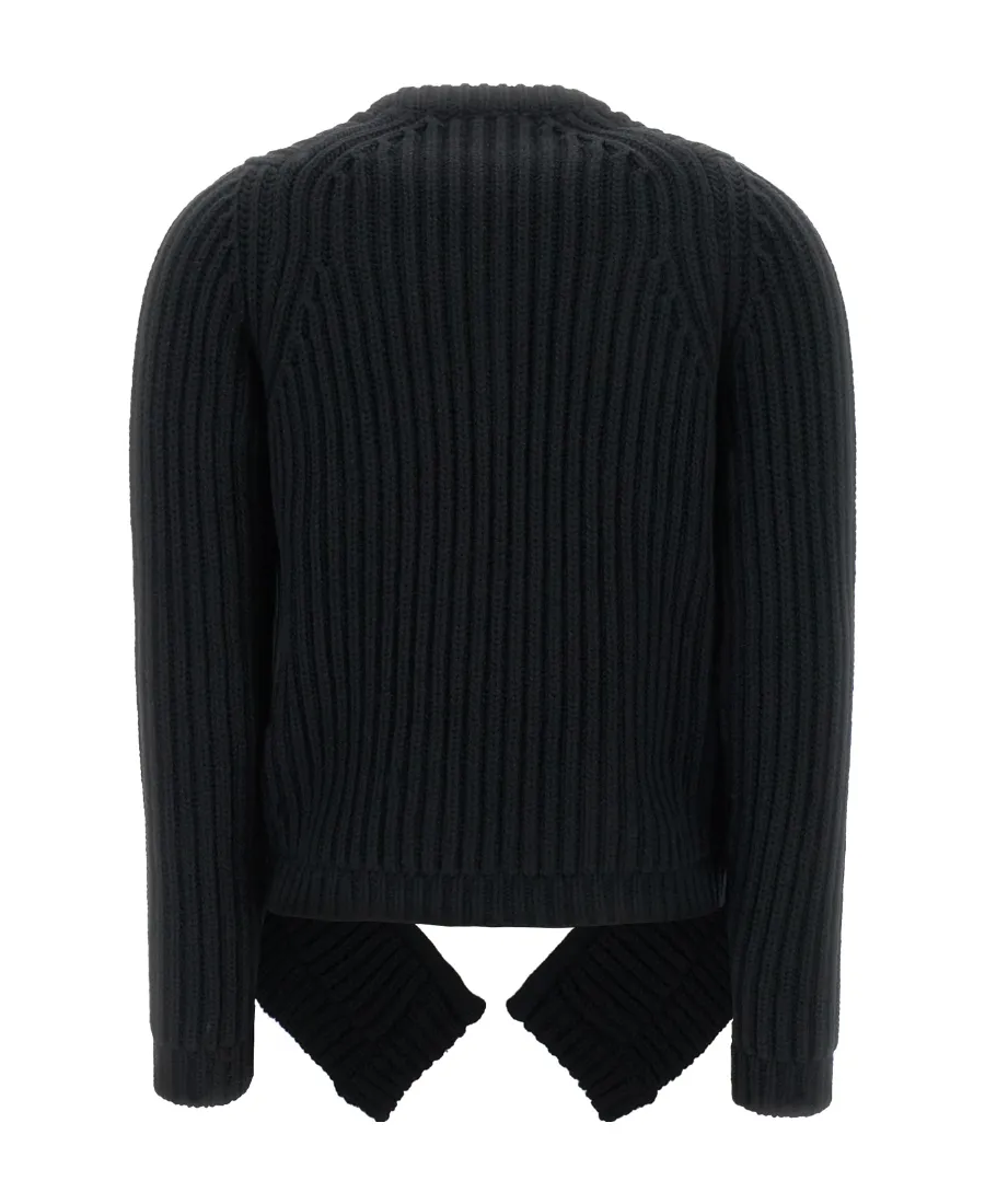 Off-White Cut-Out Crewneck Jumper