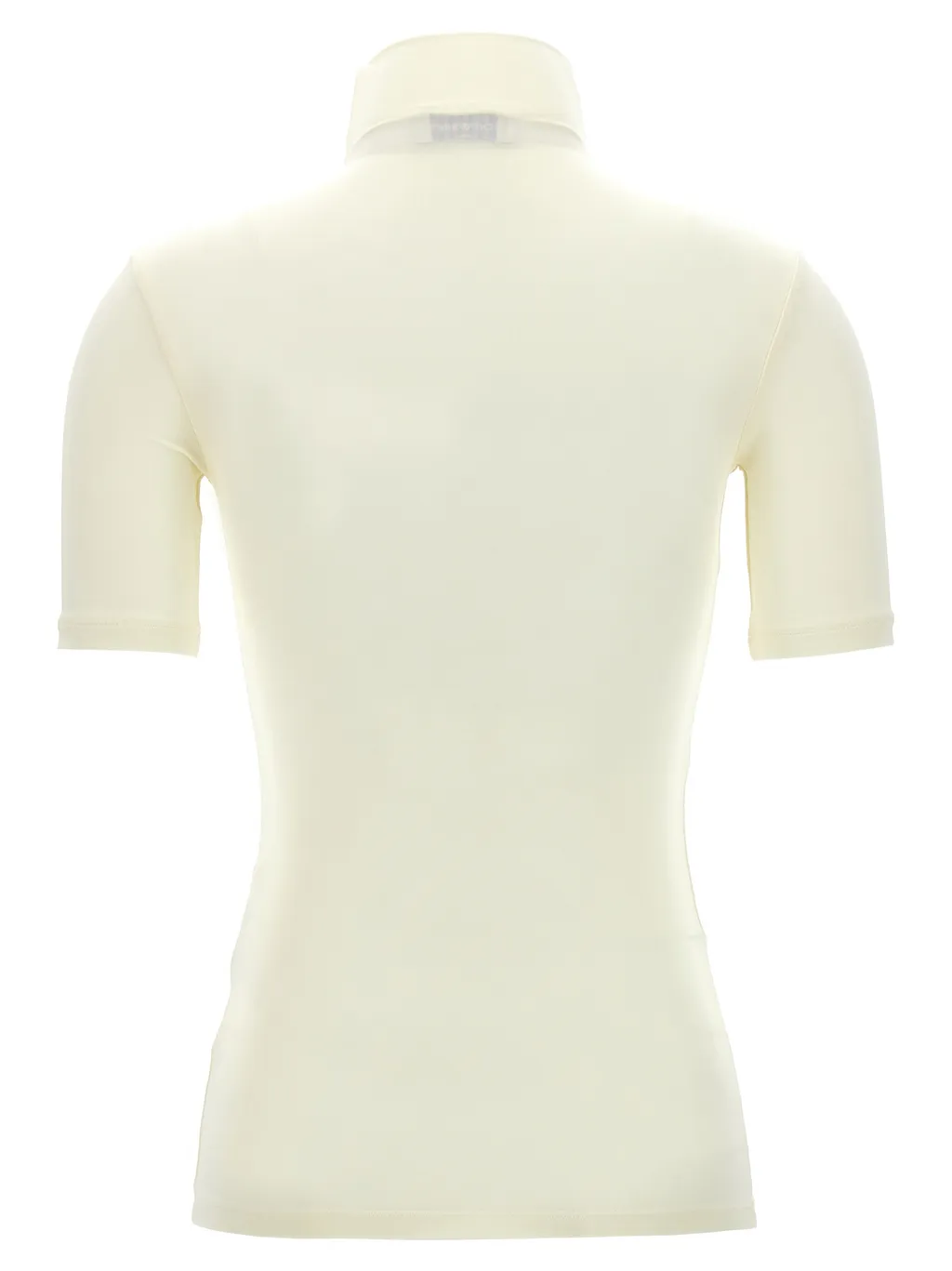Off-White Logo Printed High Neck Top