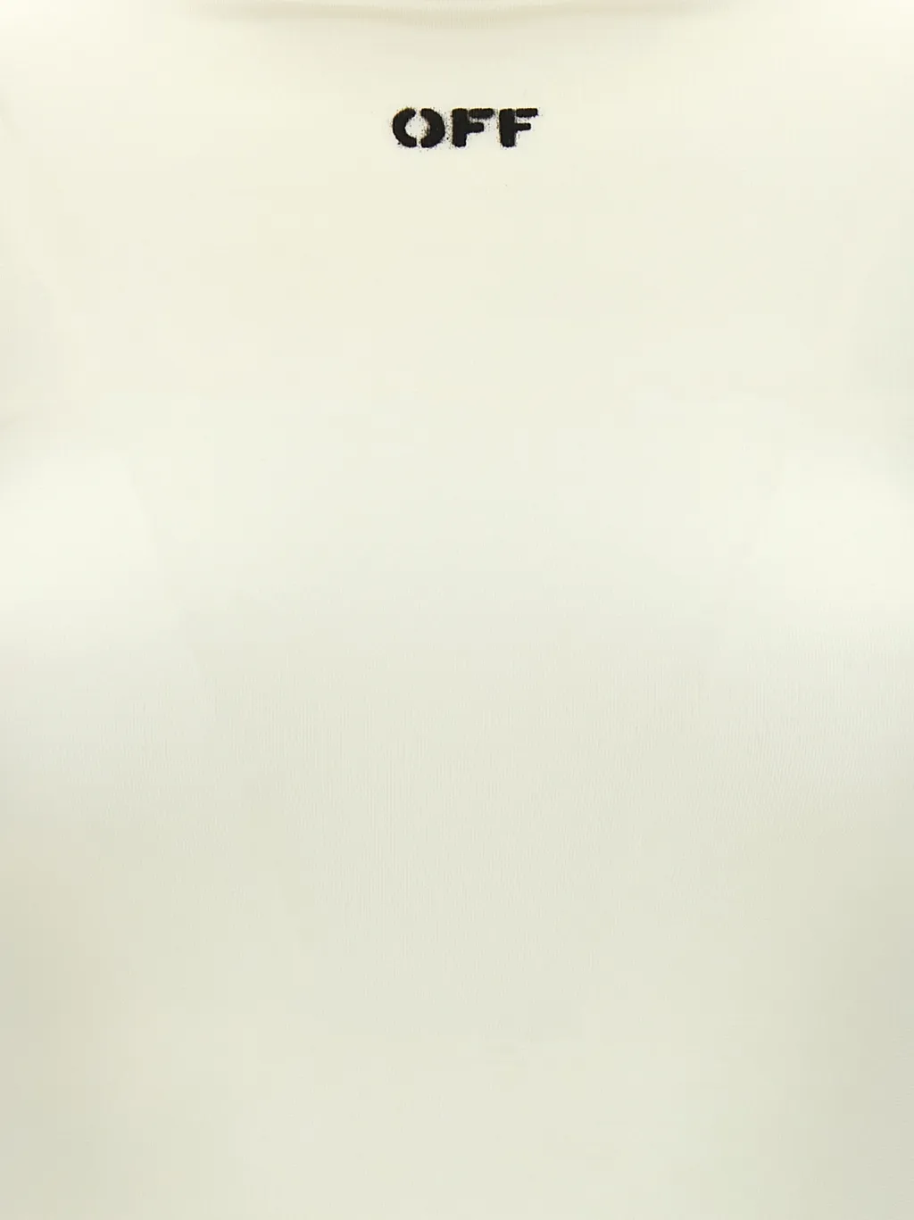 Off-White Logo Printed High Neck Top