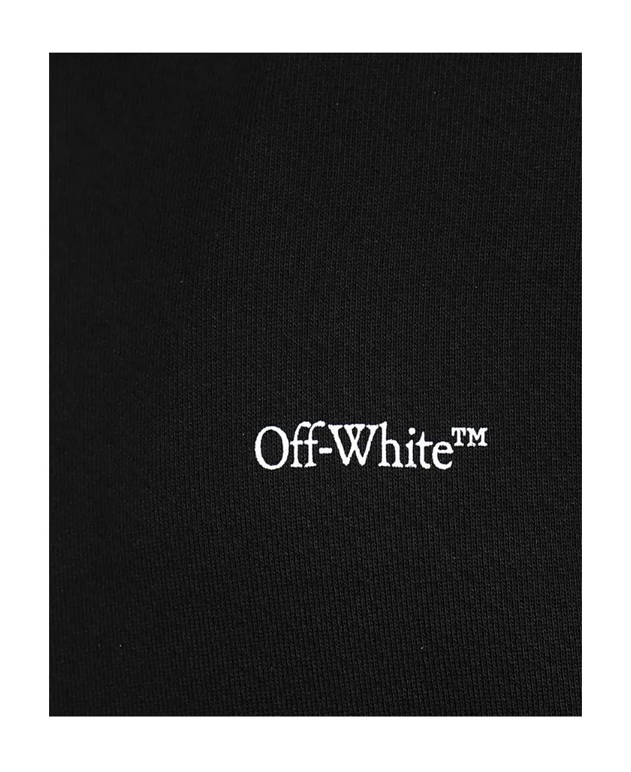 Off-White Scratch Arrow Printed Drawstring Hoodie