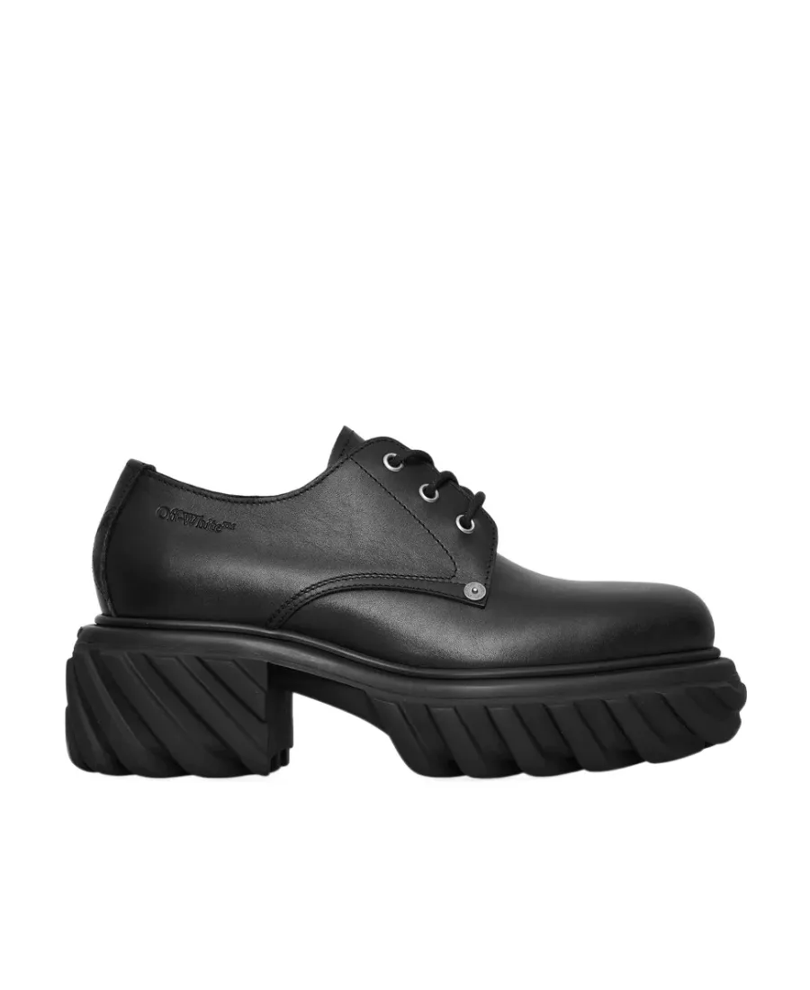 Off-White Exploration Almond Toe Derby Shoes