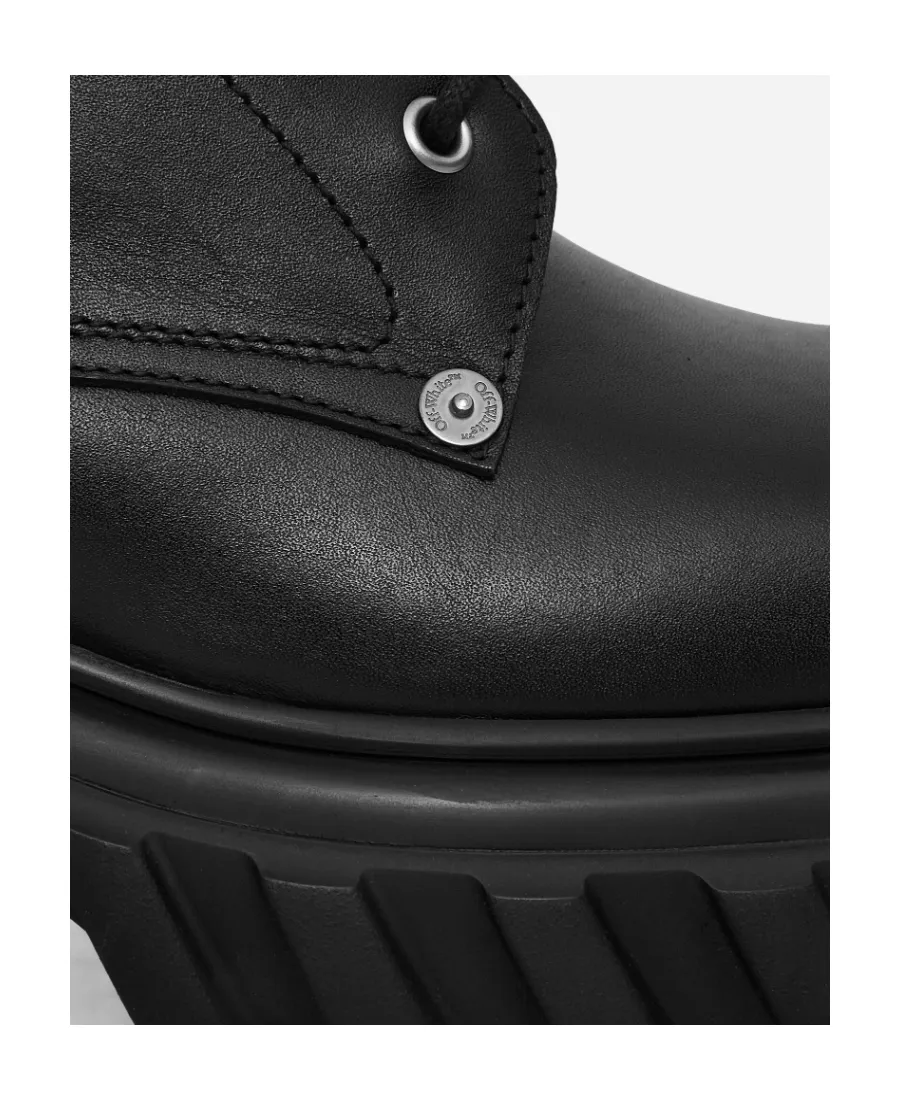 Off-White Exploration Almond Toe Derby Shoes