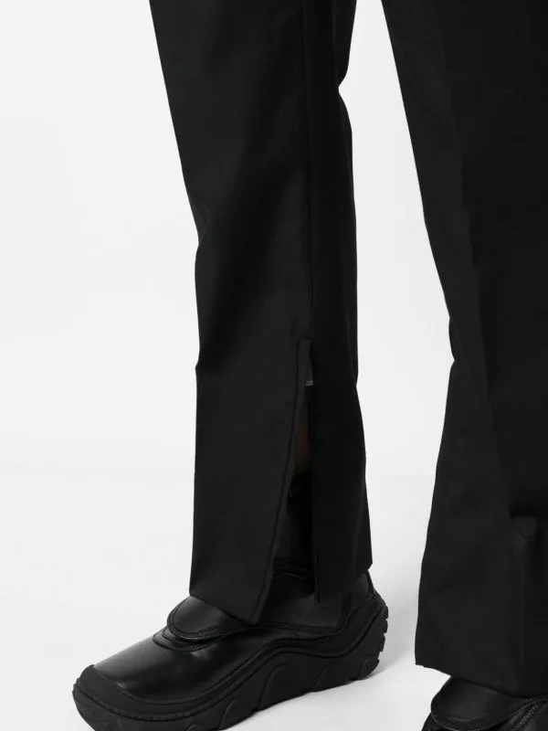 Off-White High Waist Straight Leg Pants