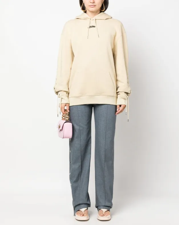 Lace-Up Hoodie