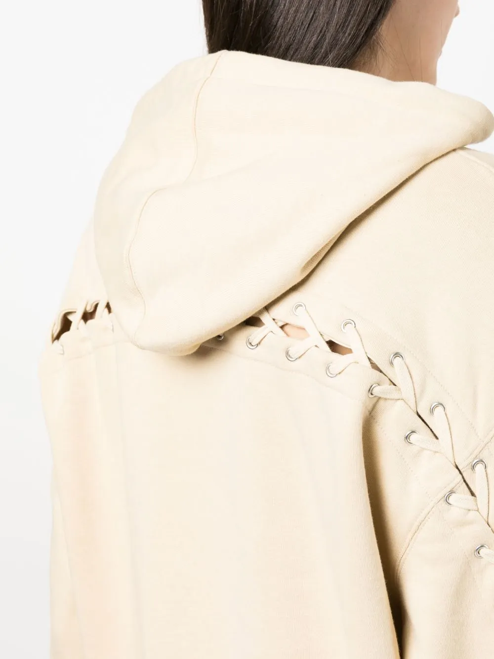 Lace-Up Hoodie