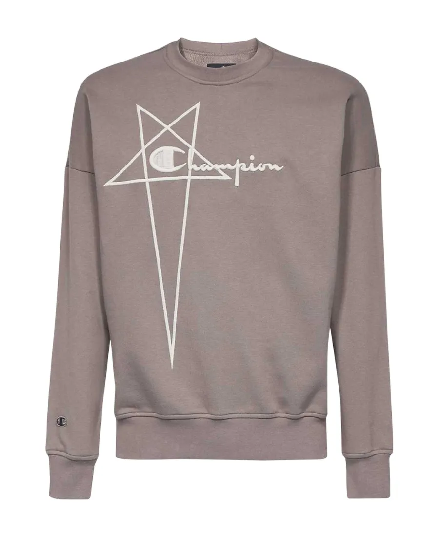 Embroidered-Logo Organic-Cotton Jumper