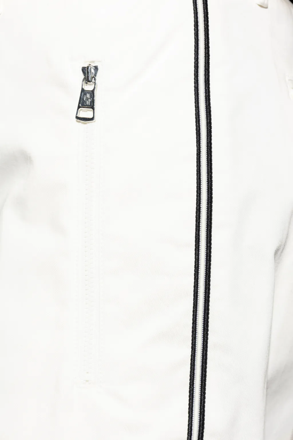 Moncler Side Stripe Pleated-Front Trousers