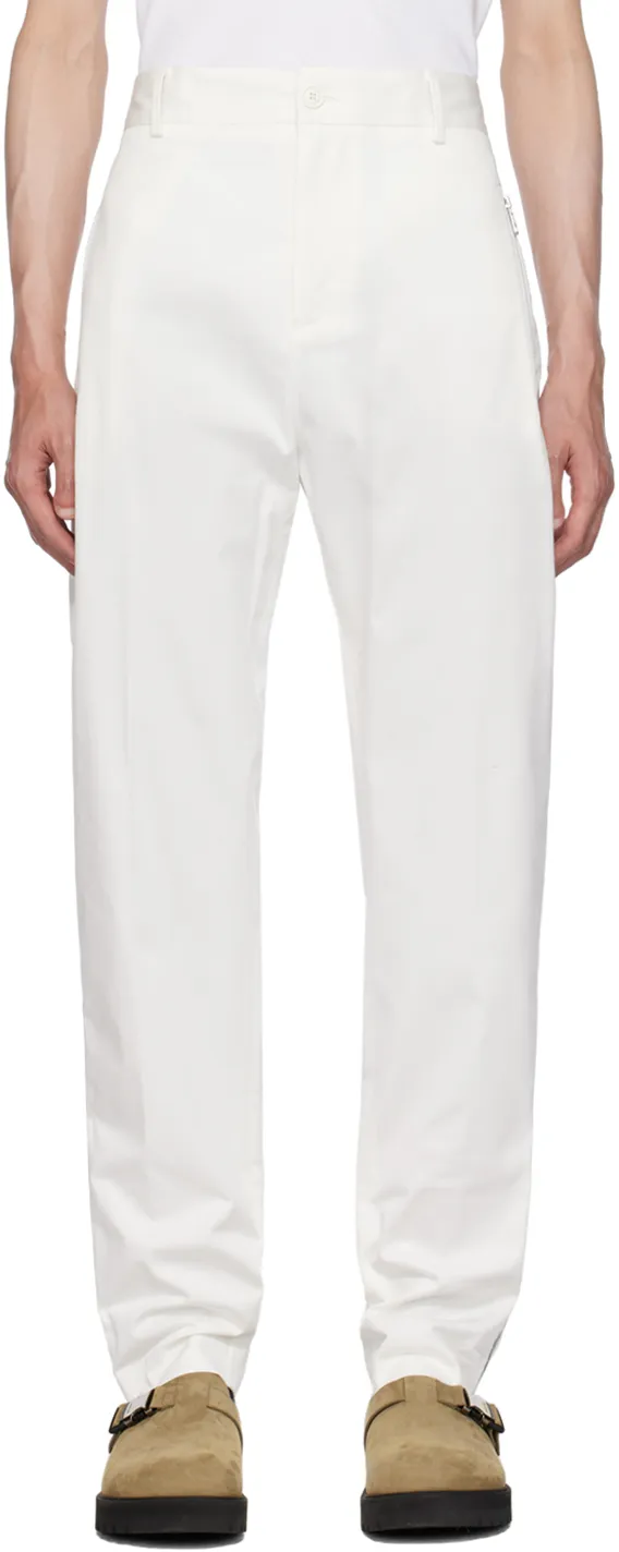 Moncler Side Stripe Pleated-Front Trousers