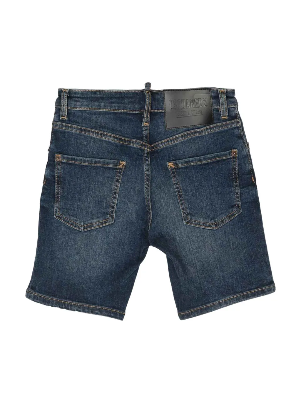 Mid-Rise Denim Shorts