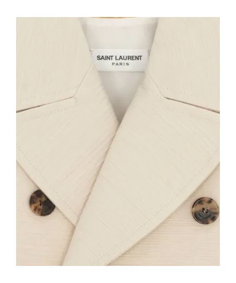 Saint Laurent Saharienne Double-Breasted Jacket