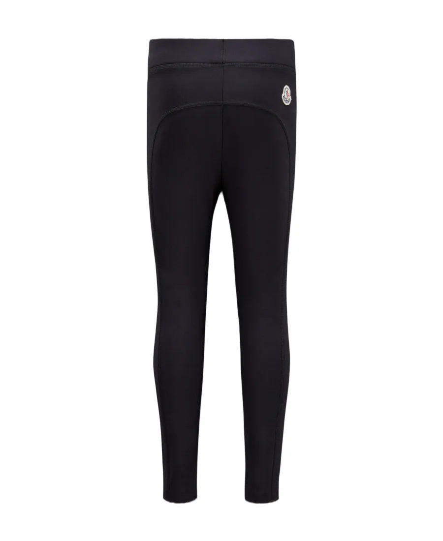 Moncler Enfant Logo Patch Straight Leg Leggings
