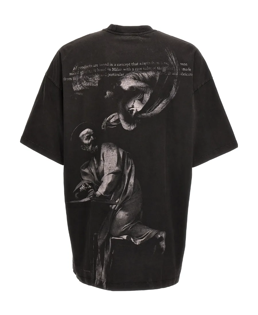 Caravaggio Painting-Print Cotton T-Shirt