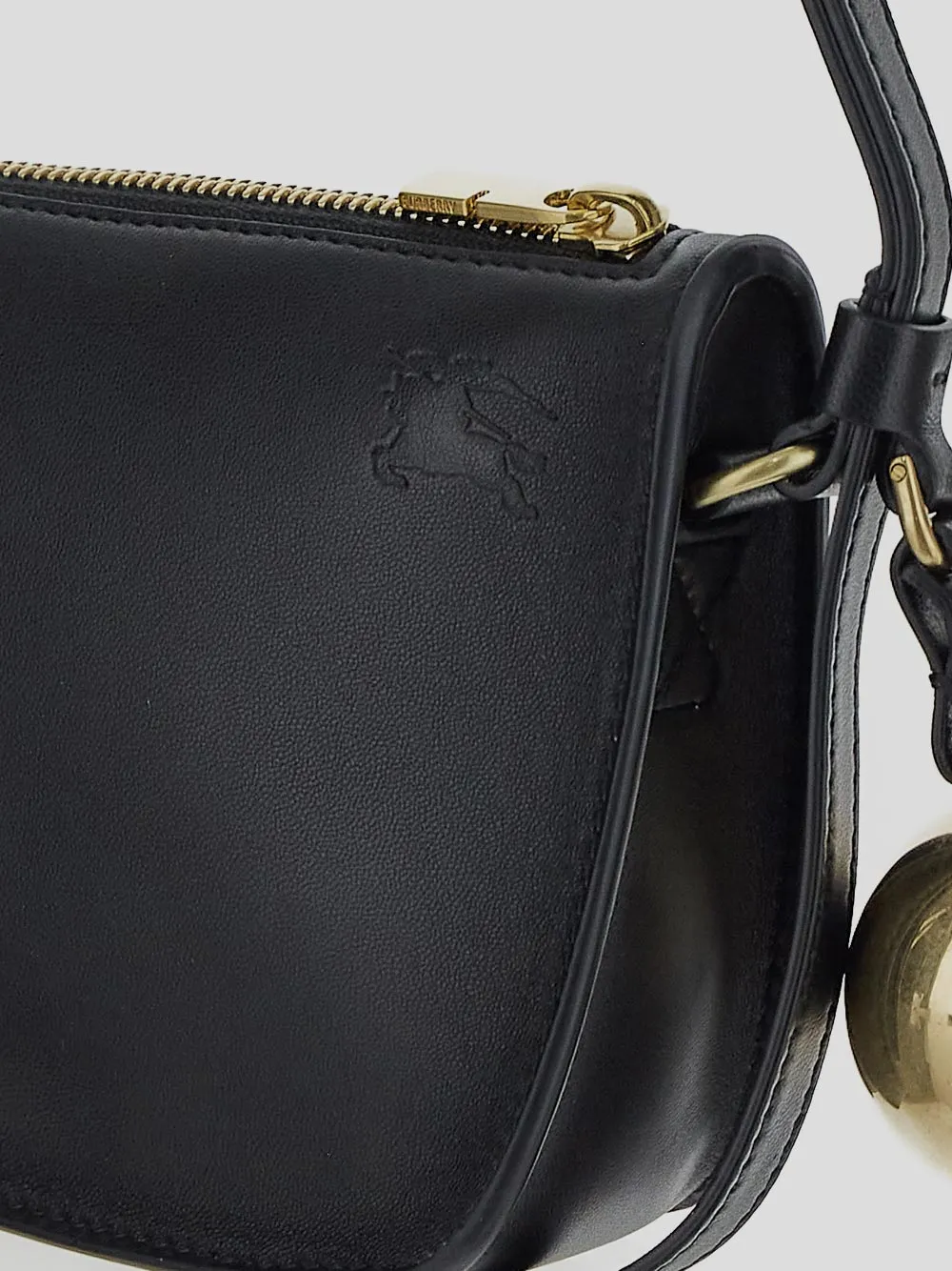 Burberry Bell Detailed Zipped Shoulder Bag