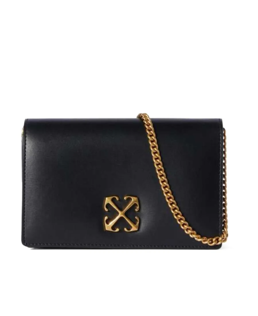 Off-White Arrows-Motif Foldover Top Shoulder Bag