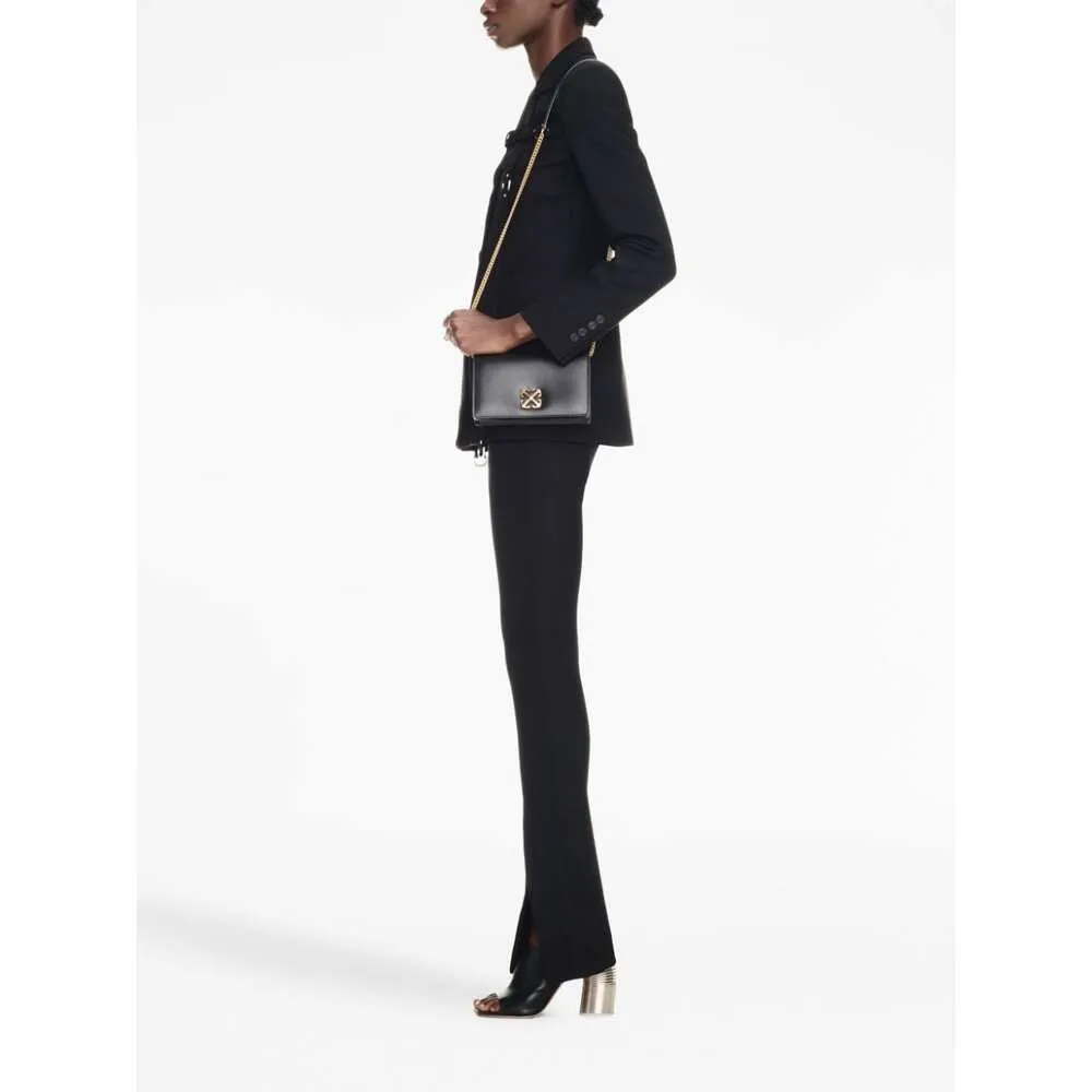Off-White Arrows-Motif Foldover Top Shoulder Bag