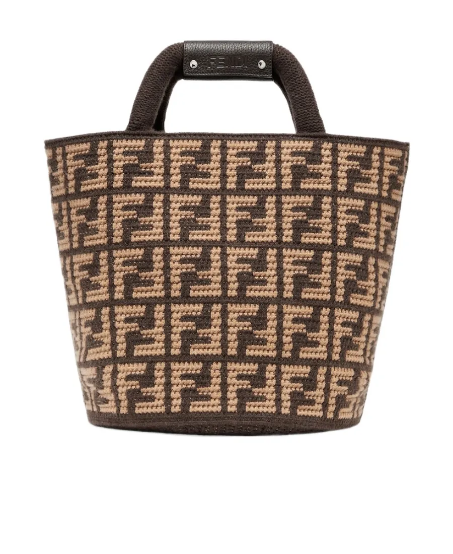 Brown Ff Cashmere Bag