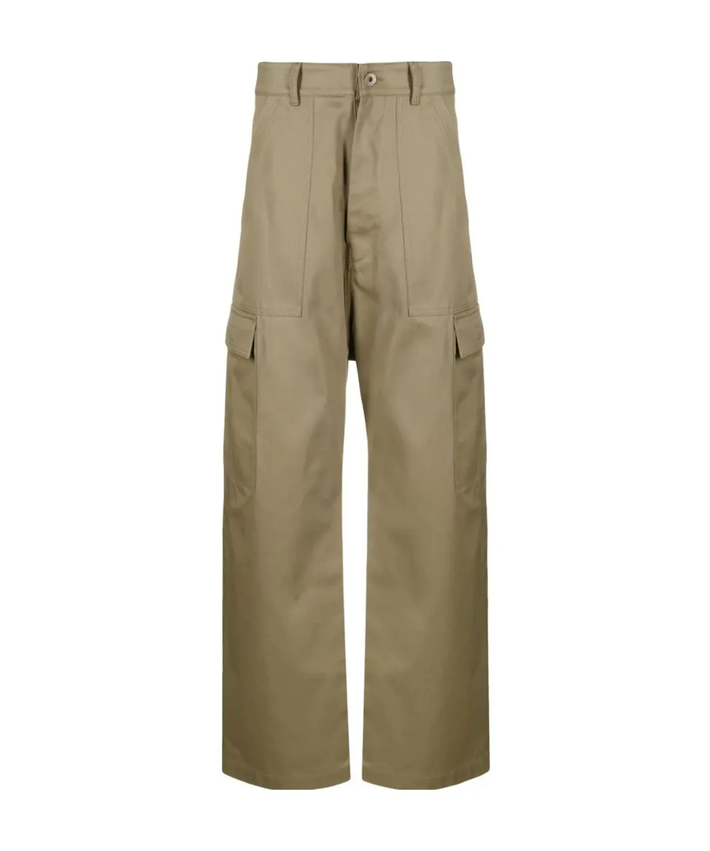 Straight-Leg Cargo Trousers