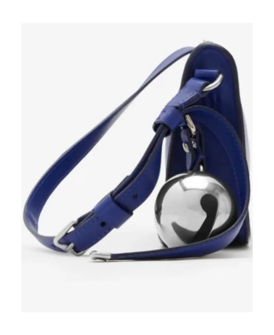 Burberry Sling Shield Bell-Charm Zipped Shoulder Bag