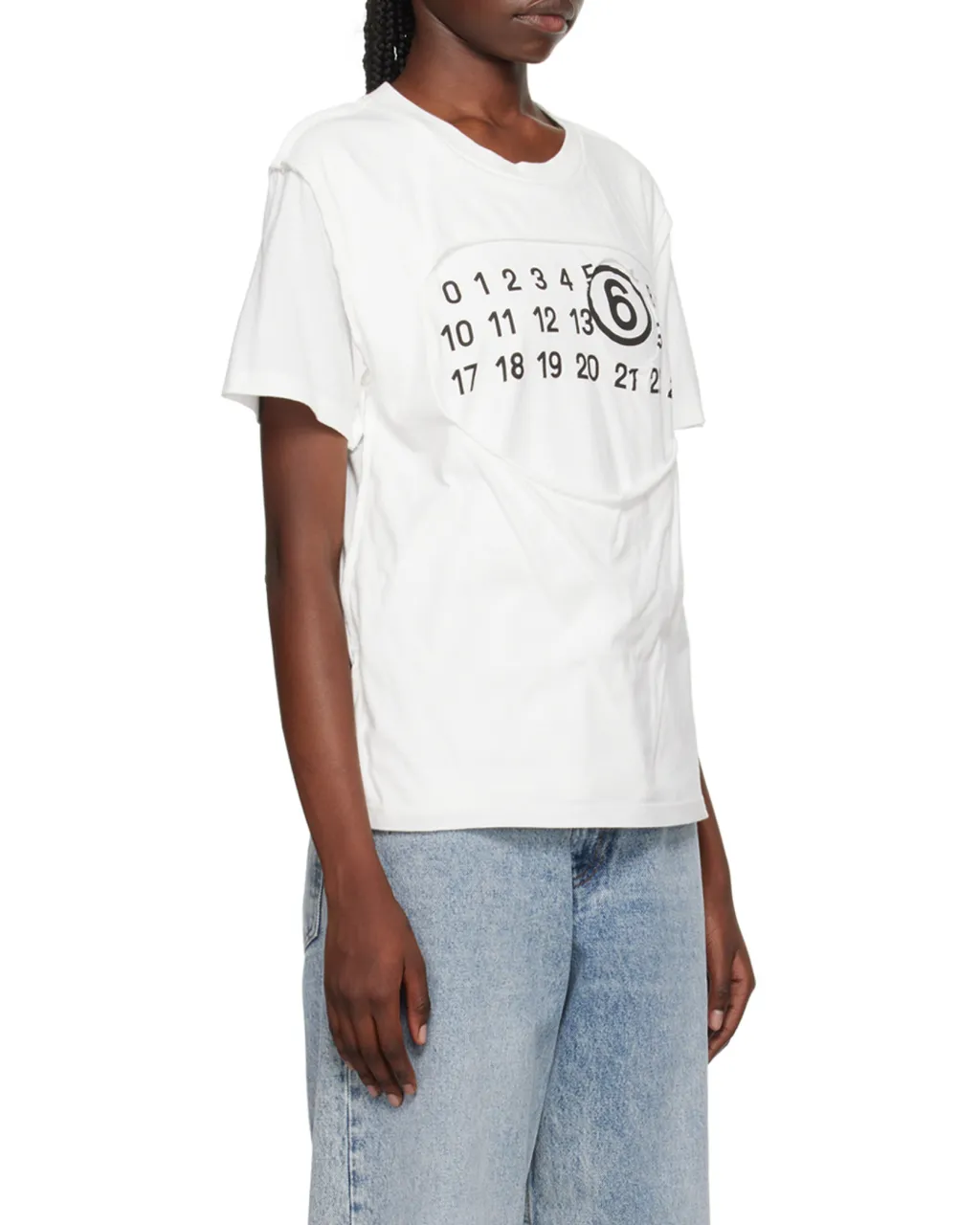 Mm6 Maison Margiela Short Sleeved Crewneck T-Shirt