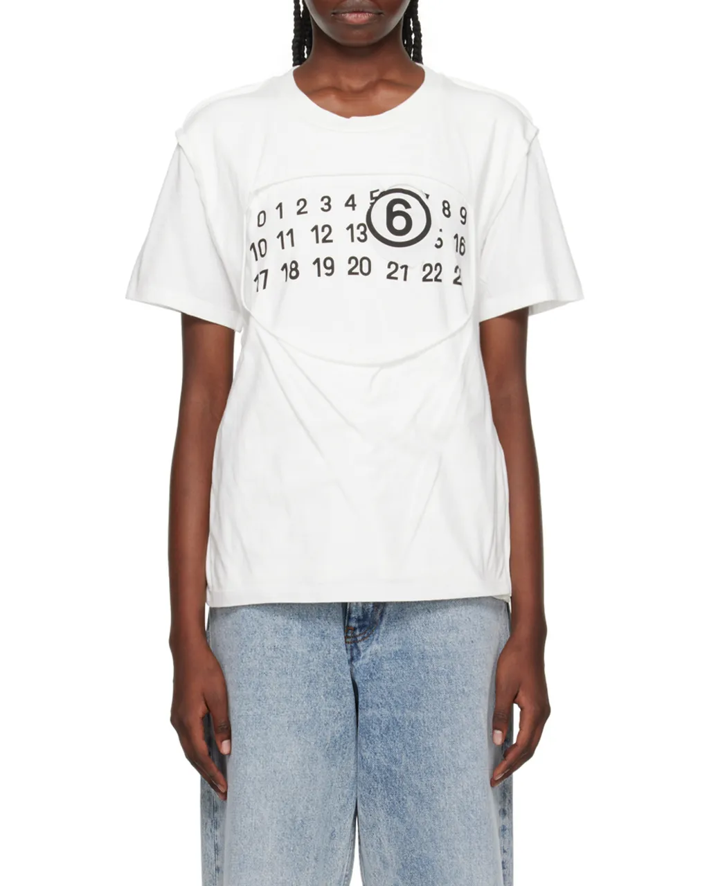 Mm6 Maison Margiela Short Sleeved Crewneck T-Shirt