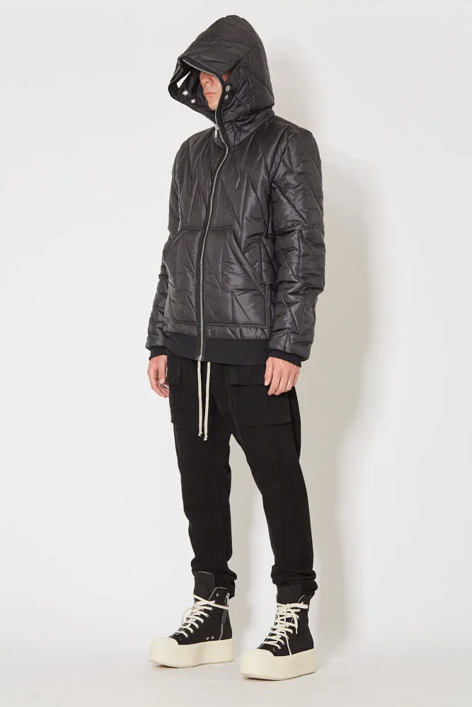 Gimp Quilted Hooded Jacket
