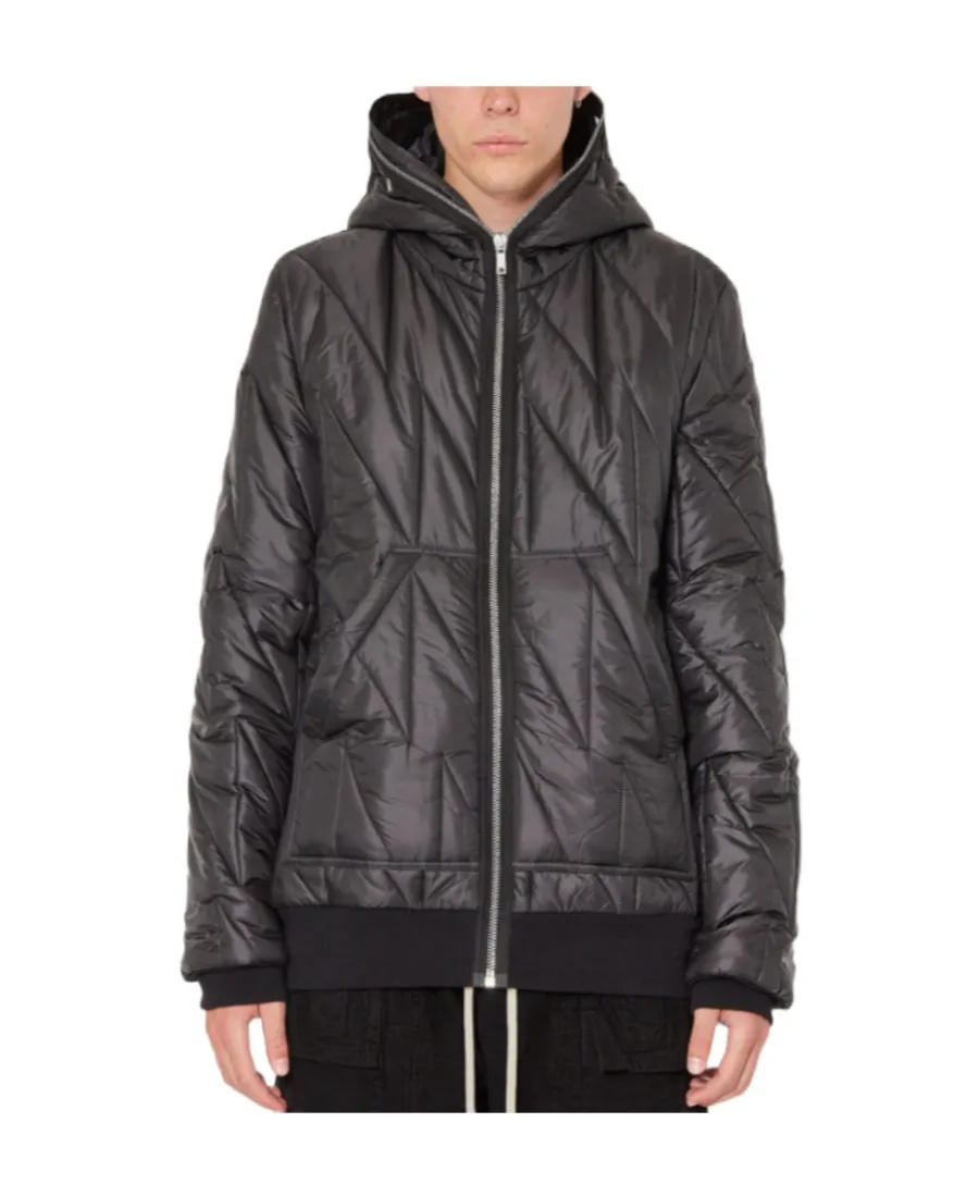 Gimp Quilted Hooded Jacket