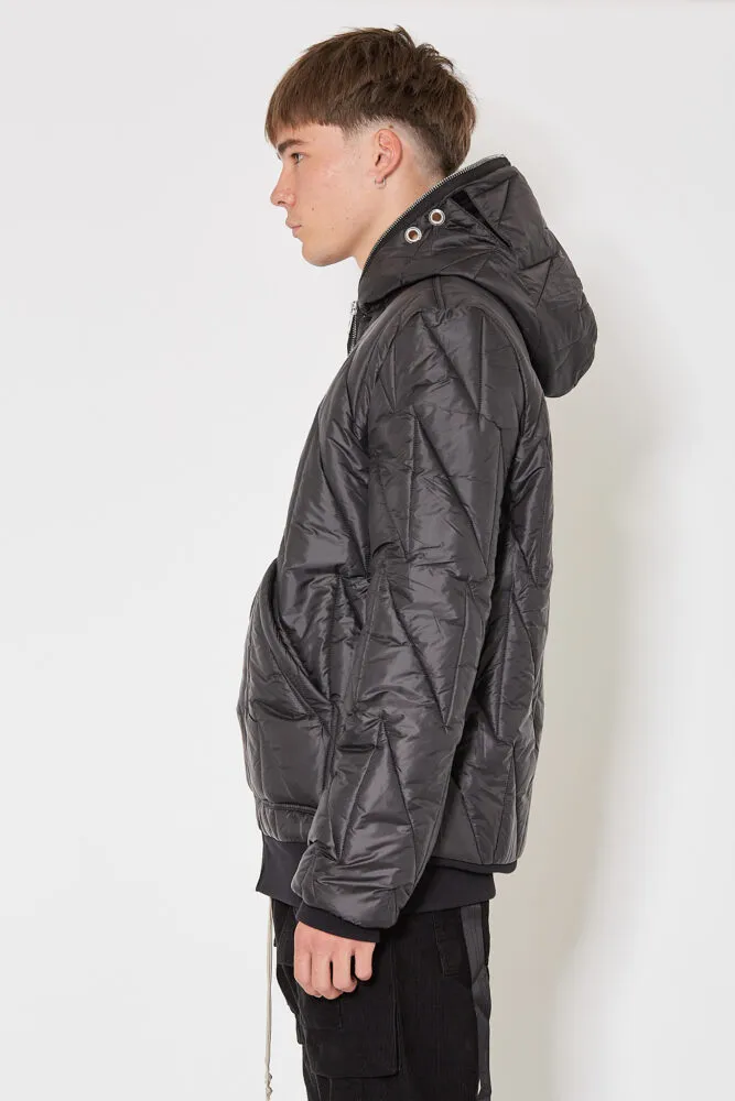 Gimp Quilted Hooded Jacket