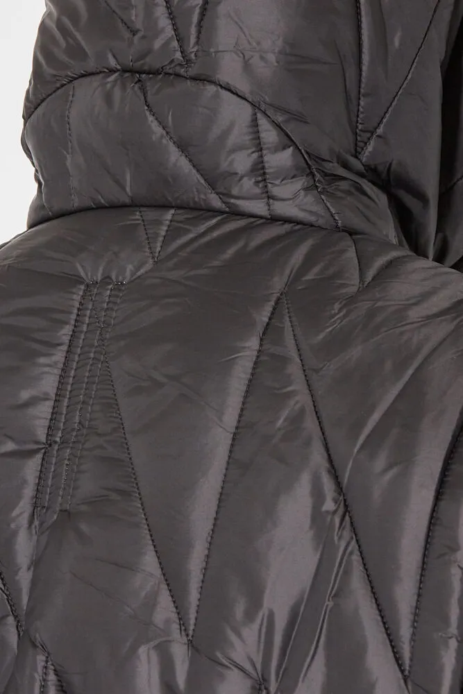 Gimp Quilted Hooded Jacket